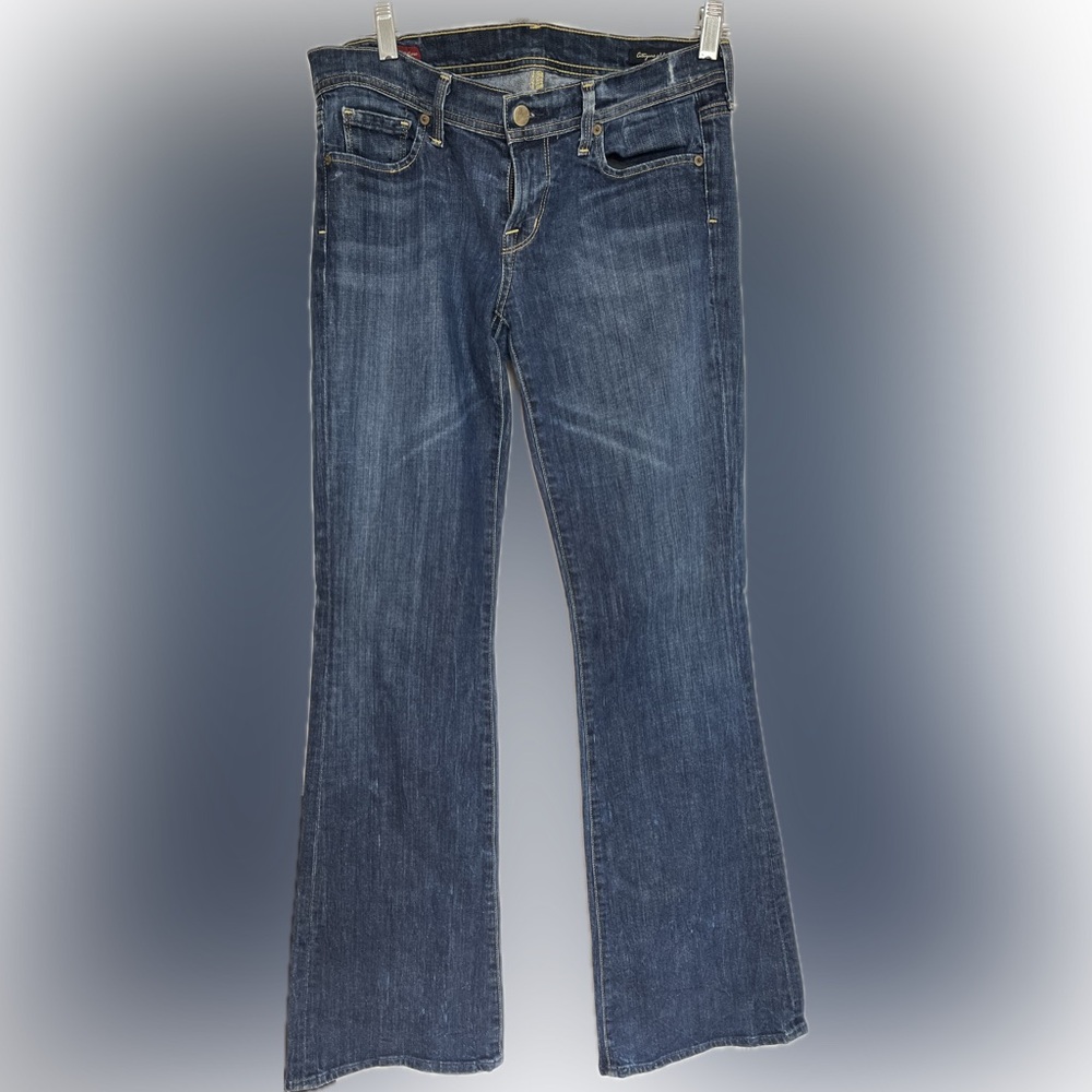 Citizens of Humanity Jerome Dahan Faye Mid-Rise Bootcut Indigo Jeans Size 29